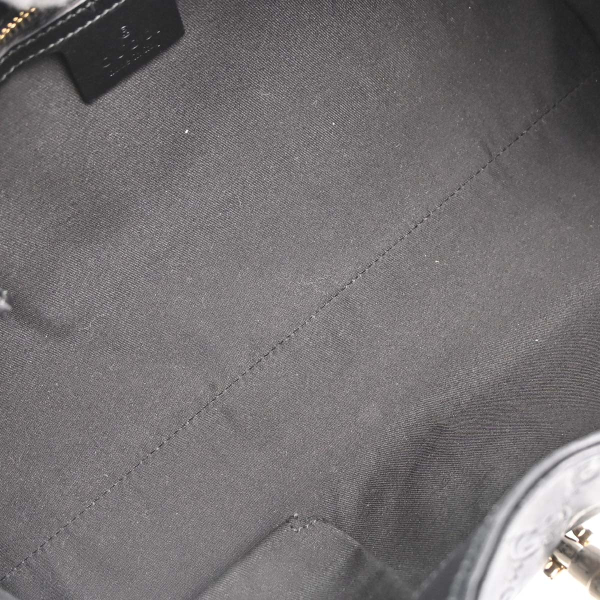 Gucci Black Guccissima Leather Jackie Handbag