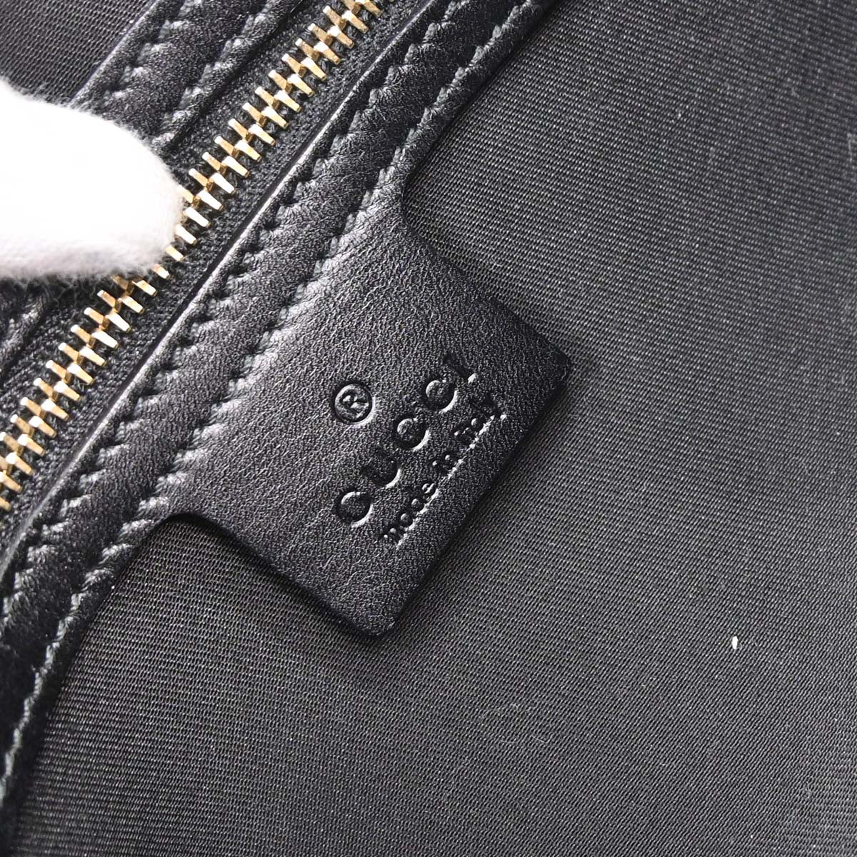 Gucci Black Guccissima Leather Jackie Handbag