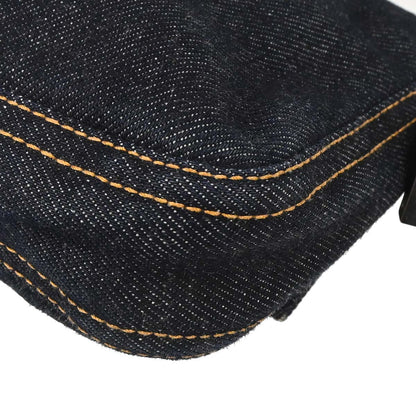 Fendi Navy Denim Baguette Handbag
