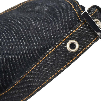Fendi Navy Denim Baguette Handbag