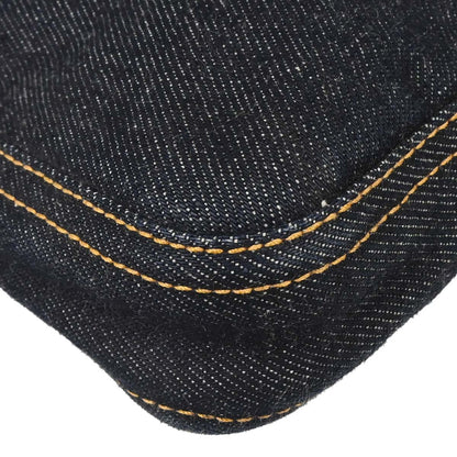 Fendi Navy Denim Baguette Handbag