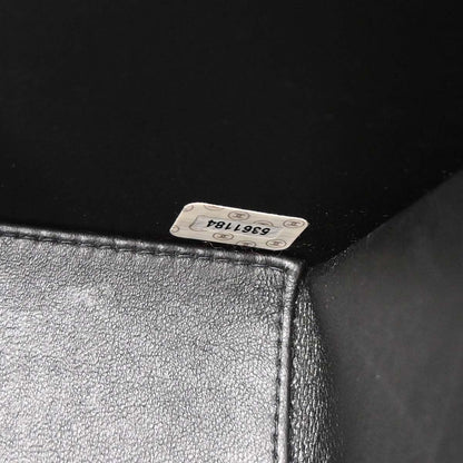 Chanel 1997-1999 Black Caviar Jumbo Classic Single Flap Shoulder Bag