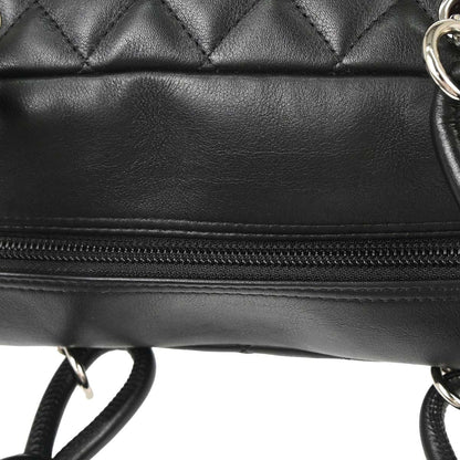 Chanel Black Calfskin Cambon Ligne Bowling Bag
