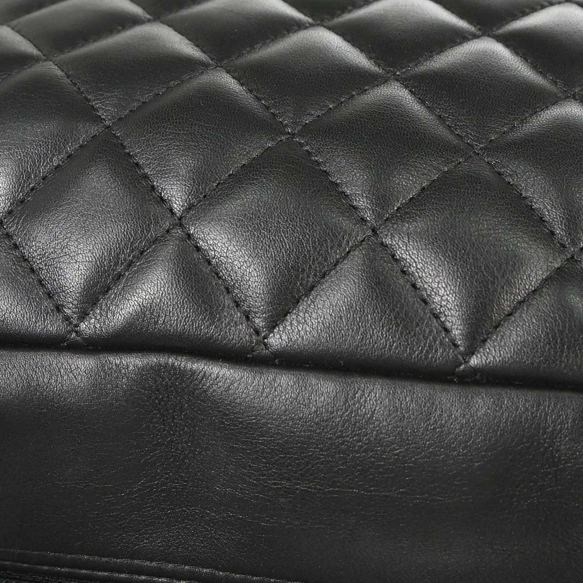 Chanel Black Calfskin Cambon Ligne Bowling Bag
