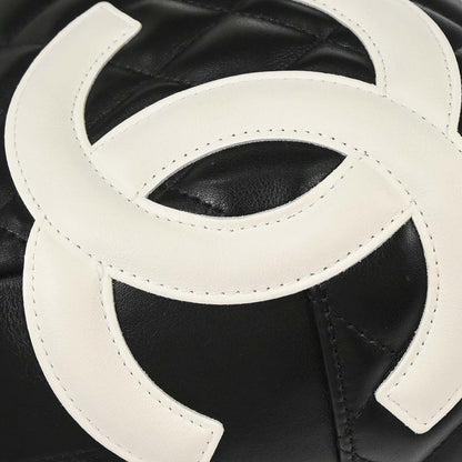 Chanel Black Calfskin Cambon Ligne Bowling Bag