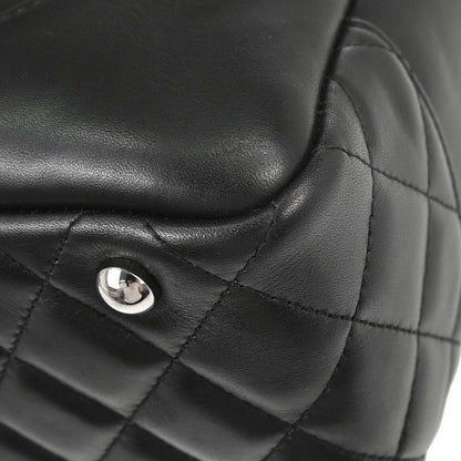 Chanel Black Calfskin Cambon Ligne Bowling Bag