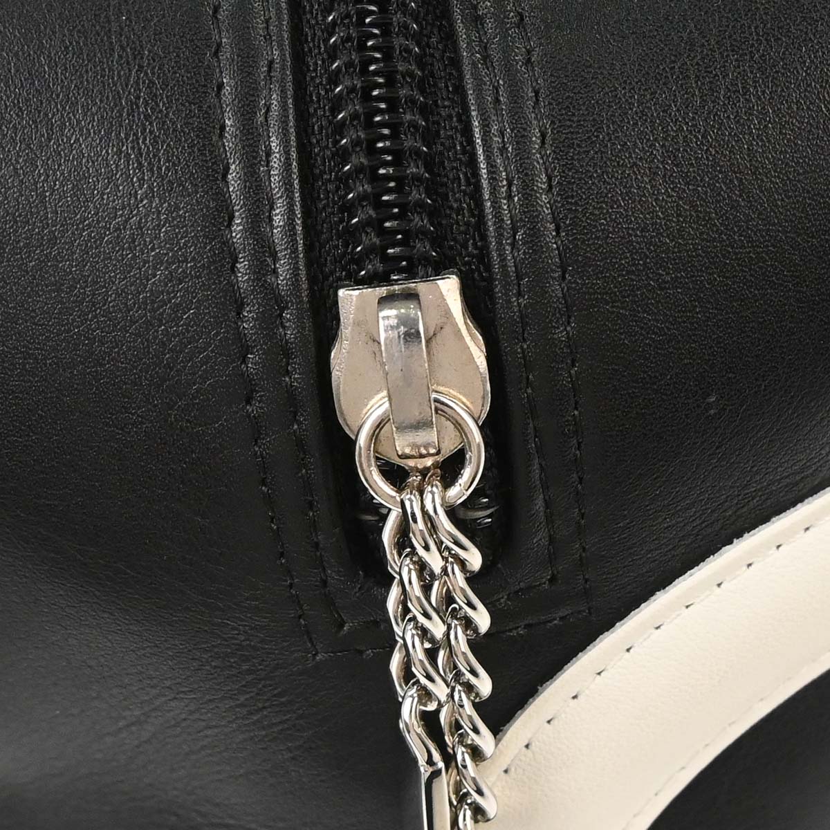Chanel Black Calfskin Cambon Ligne Bowling Bag