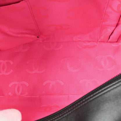 Chanel Black Calfskin Cambon Ligne Bowling Bag