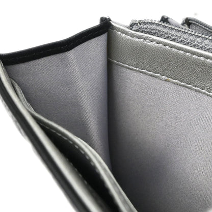 Chanel Black Lambskin Camellia Long Bifold Wallet