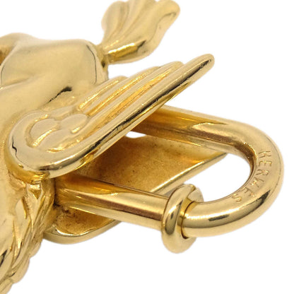 Hermes 1993 Le Cheval Pegasus Cadena Gold Small Good