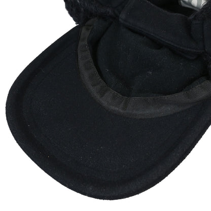 Chanel Sport Line Black #M Trapper Hat Small Good