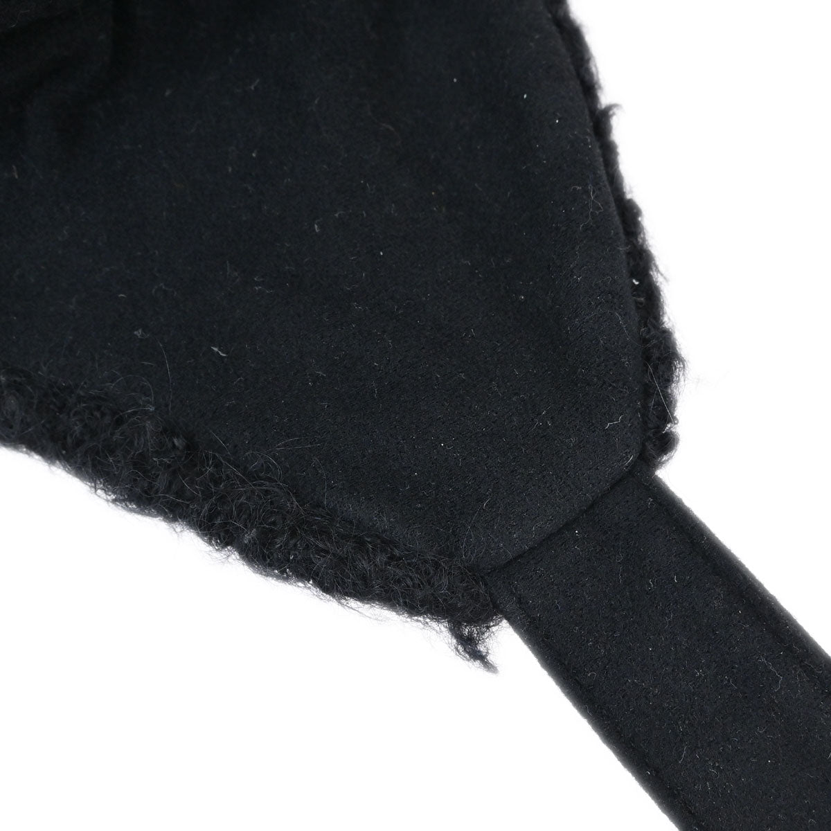 Chanel Sport Line Black #M Trapper Hat Small Good