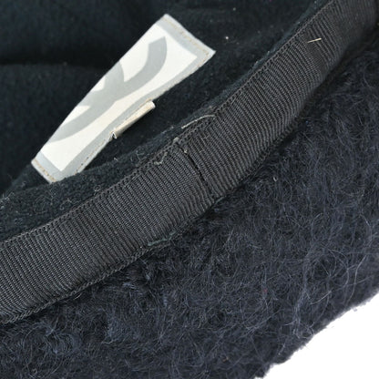 Chanel Sport Line Black #M Trapper Hat Small Good