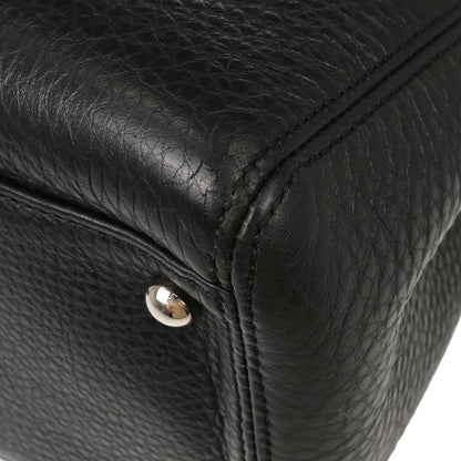 Chanel Black Deerskin Executive Cerf Tote Bag