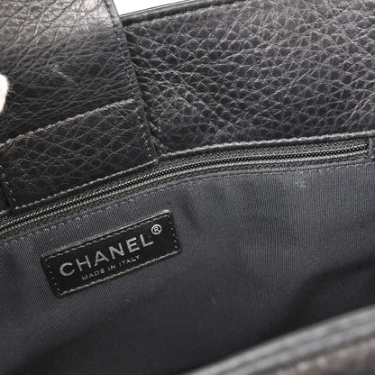 Chanel Black Deerskin Executive Cerf Tote Bag