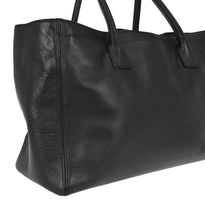 Chanel 2009-2010 Black Calfskin Executive Cerf 2way Shoulder Tote Bag