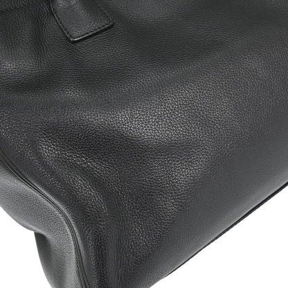 Chanel 2009-2010 Black Calfskin Executive Cerf 2way Shoulder Tote Bag