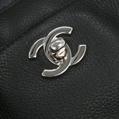 Chanel 2009-2010 Black Calfskin Executive Cerf 2way Shoulder Tote Bag