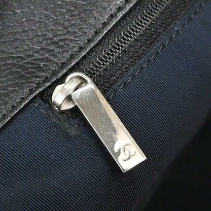 Chanel 2009-2010 Black Calfskin Executive Cerf 2way Shoulder Tote Bag