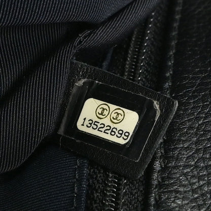 Chanel 2009-2010 Black Calfskin Executive Cerf 2way Shoulder Tote Bag