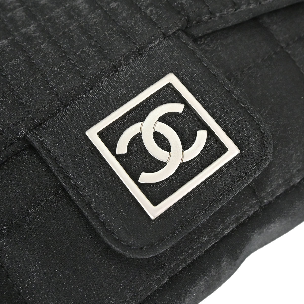 Chanel 2005-2006 Black Nylon Sport Line Choco Bar Backpack