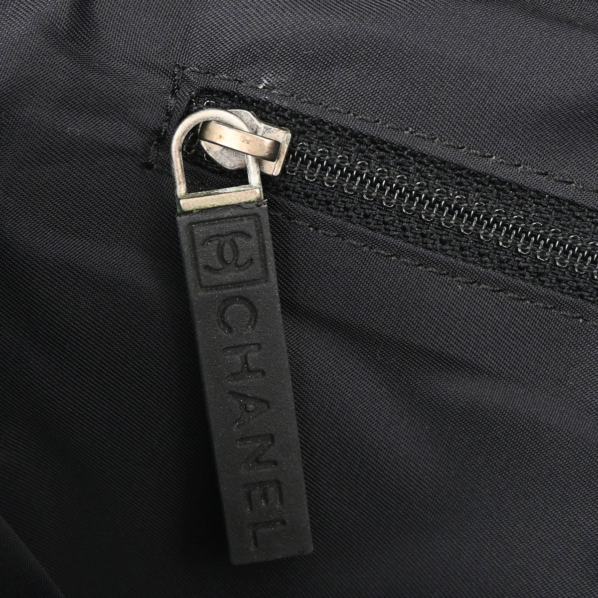 Chanel 2005-2006 Black Nylon Sport Line Choco Bar Backpack
