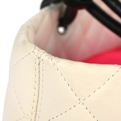 Chanel 2005-2006 White Calfskin Cambon Ligne Tote Handbag