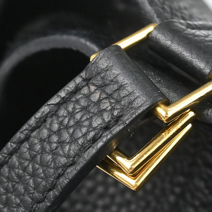 Hermes Black Taurillon Clemence Picotin Lock 22 MM Handbag
