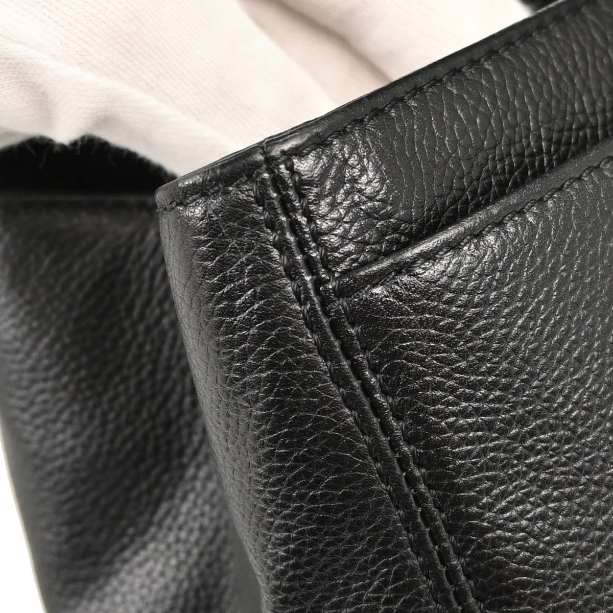 Chanel 2009-2010 Black Calfskin Executive Cerf 2way Shoulder Tote Bag