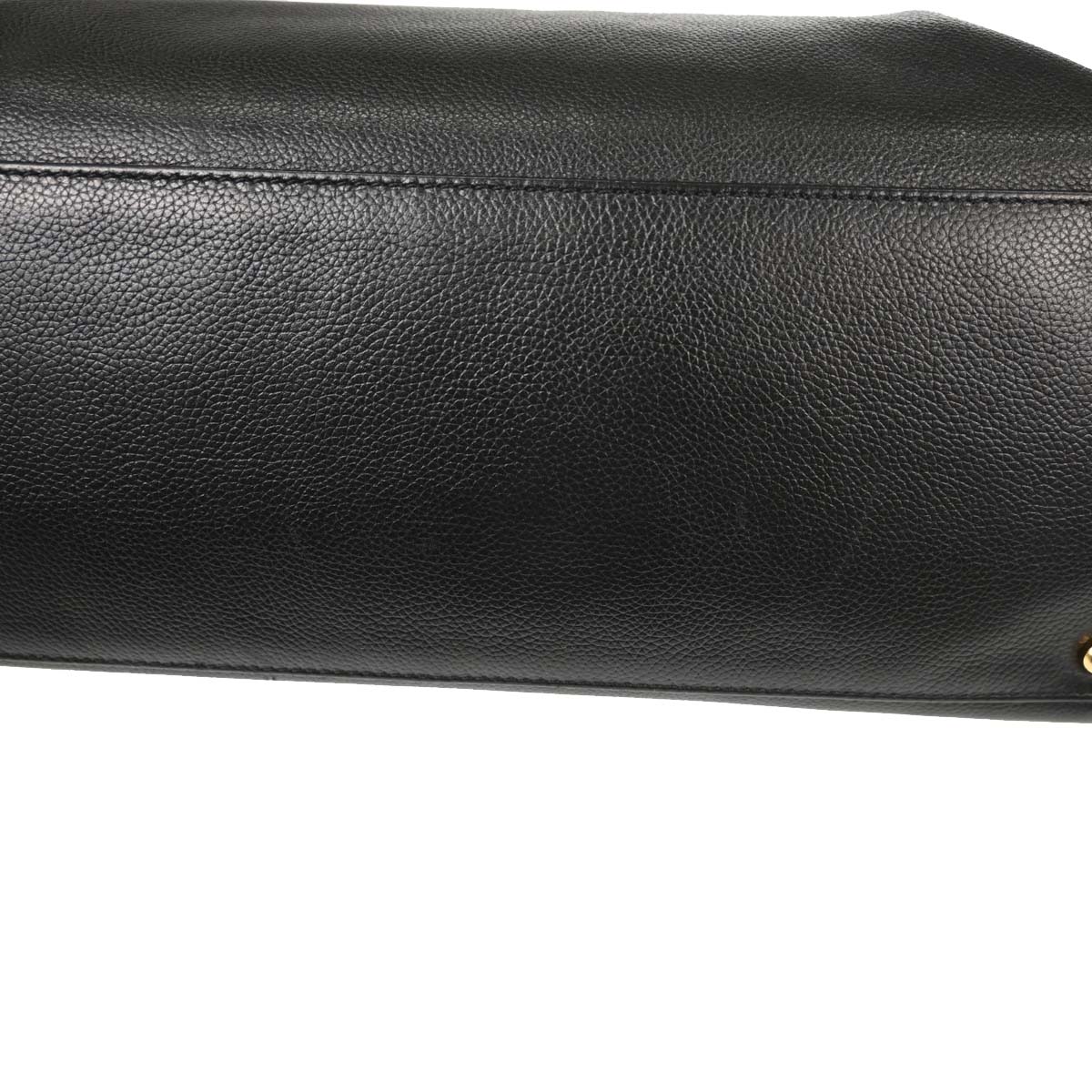Chanel 2009-2010 Black Calfskin Executive Cerf 2way Shoulder Tote Bag