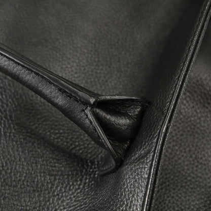 Chanel 2009-2010 Black Calfskin Executive Cerf 2way Shoulder Tote Bag