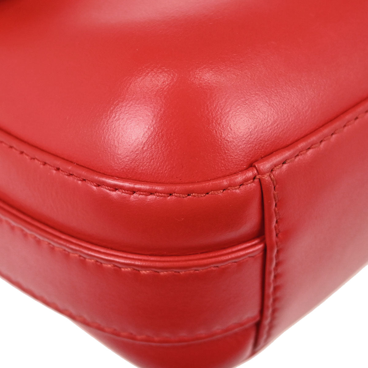 Chanel 2017-2018 Red Lambskin Rock My Shoulder Bag