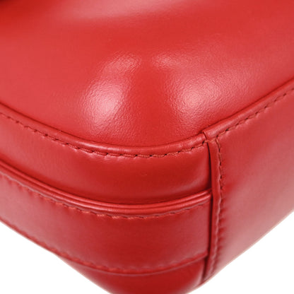 Chanel 2017-2018 Red Lambskin Rock My Shoulder Bag
