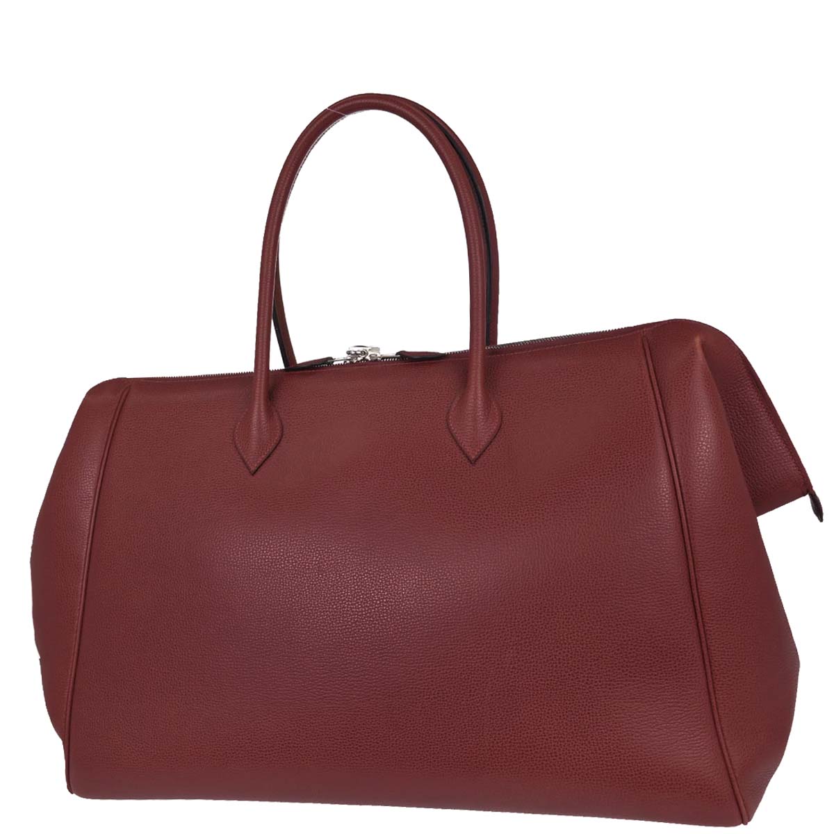 Hermes Rouge H Vache Liegee Paris Bombay 50 Handbag