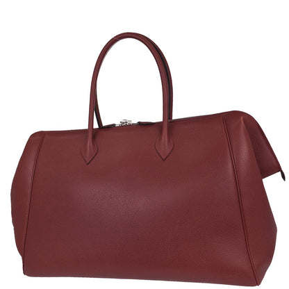 Hermes Rouge H Vache Liegee Paris Bombay 50 Handbag