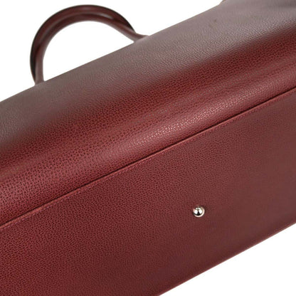 Hermes Rouge H Vache Liegee Paris Bombay 50 Handbag