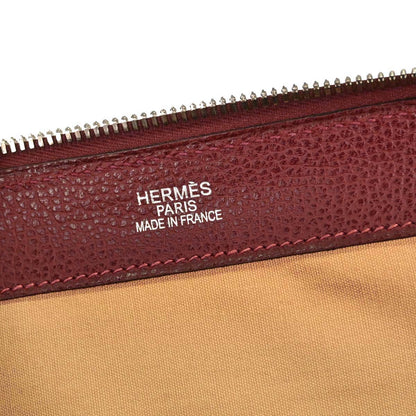 Hermes Rouge H Vache Liegee Paris Bombay 50 Handbag