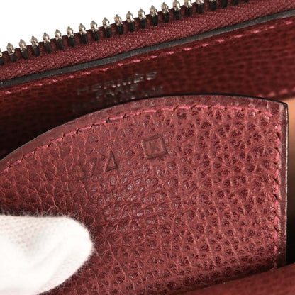 Hermes Rouge H Vache Liegee Paris Bombay 50 Handbag