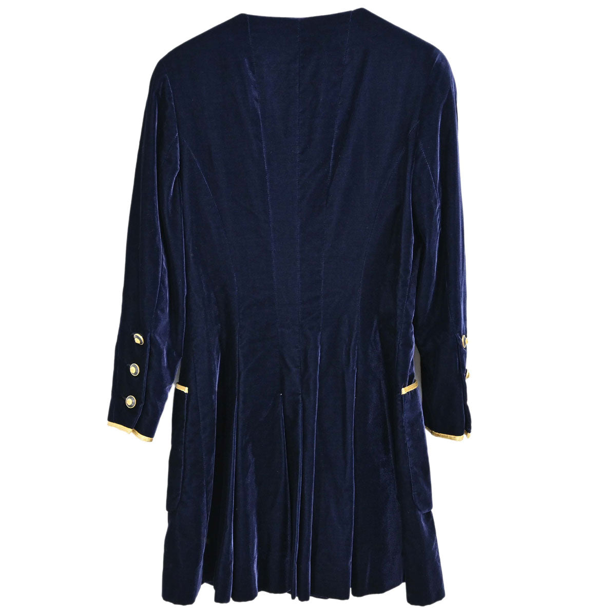 Chanel 1993 Collarless Jacket Navy #38