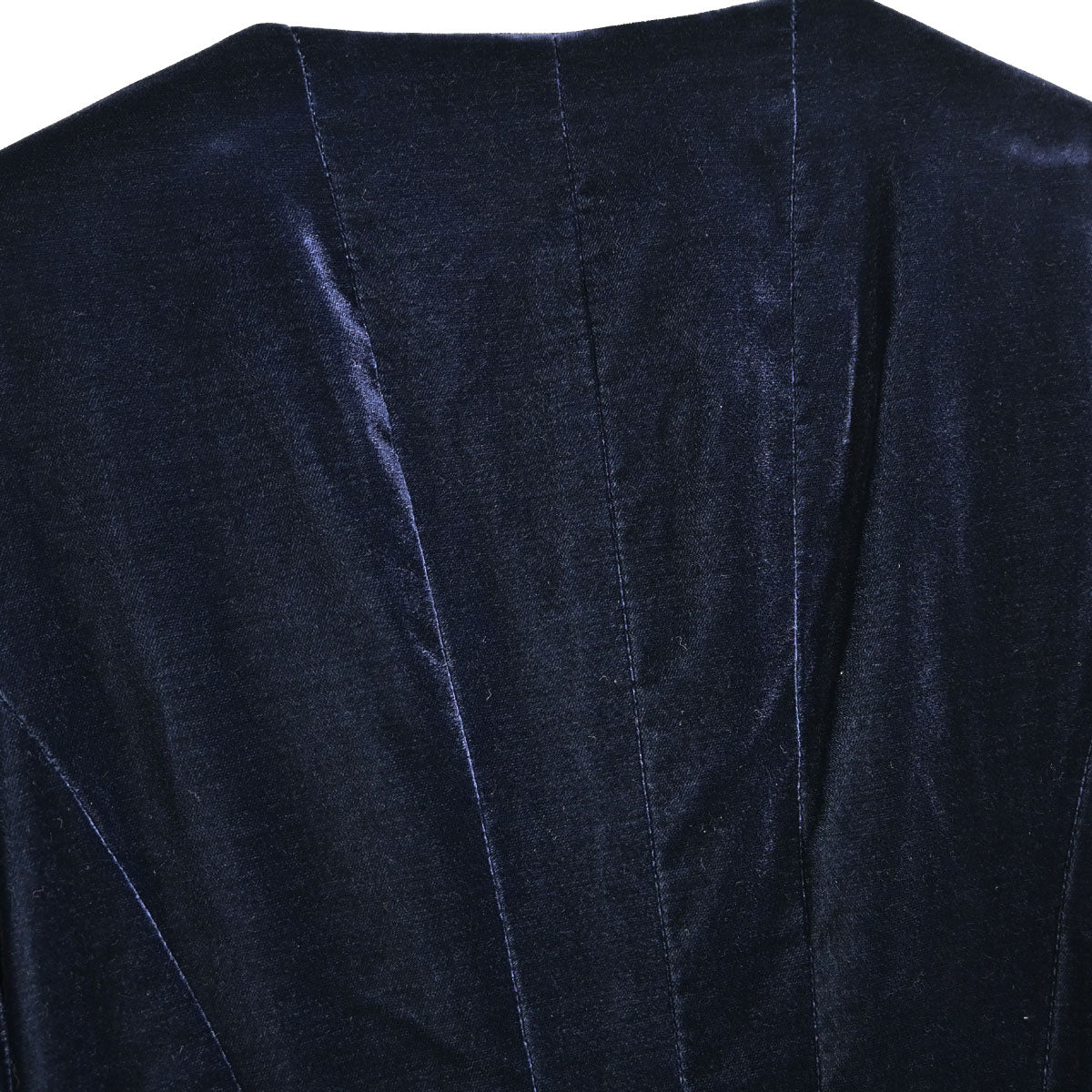 Chanel 1993 Collarless Jacket Navy #38