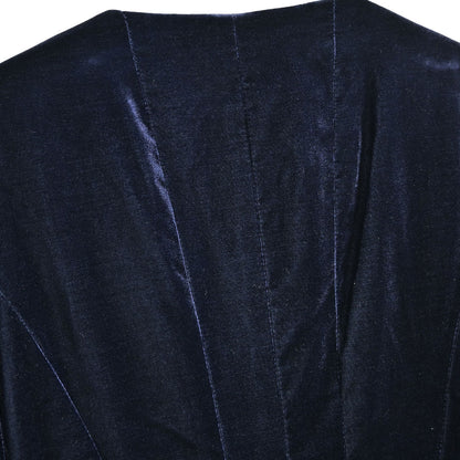 Chanel 1993 Collarless Jacket Navy #38