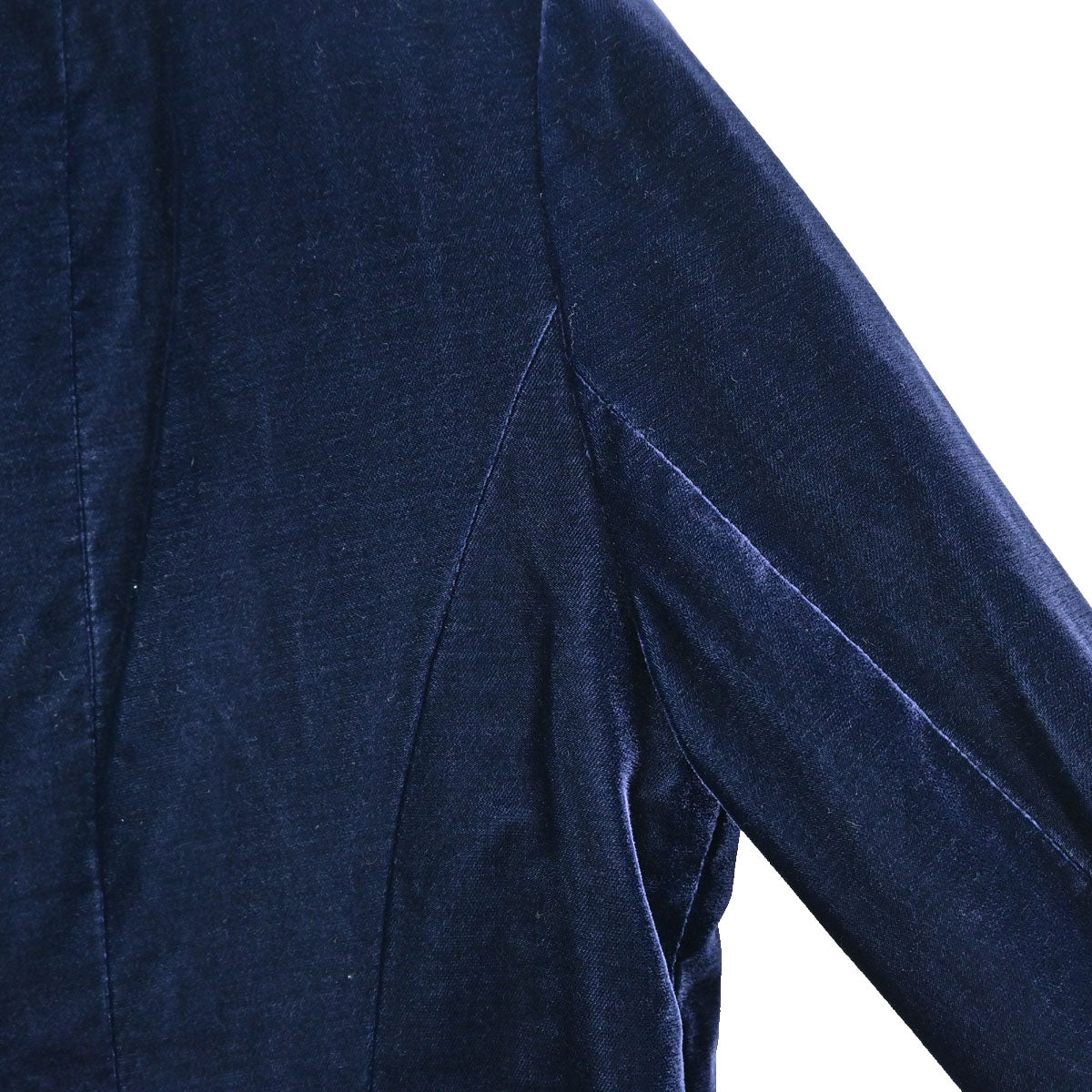 Chanel 1993 Collarless Jacket Navy #38