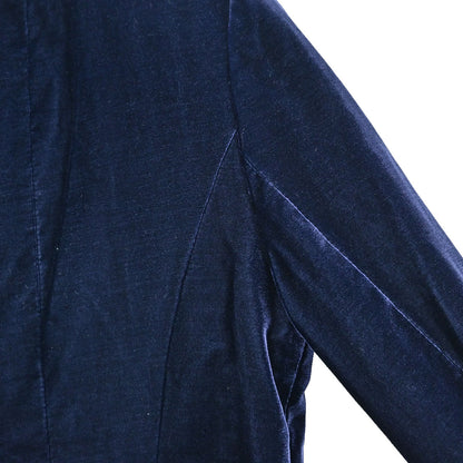 Chanel 1993 Collarless Jacket Navy #38