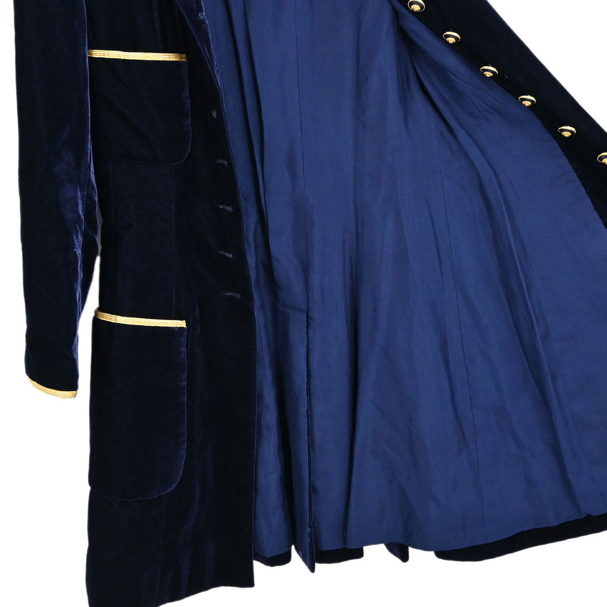 Chanel 1993 Collarless Jacket Navy #38