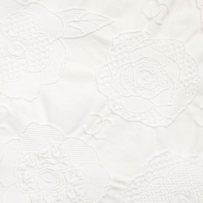 Chanel 1998 Short Sleeve Camellia T-shirt Top White #40