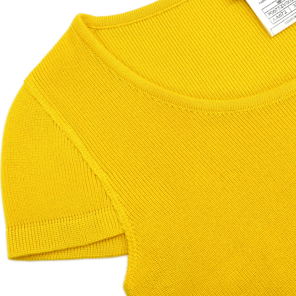 Chanel 1996 Short Sleeve Top Yellow #38