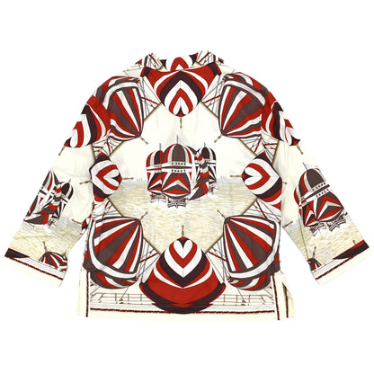 Hermes Shirt Blouse Spinnakers Ivory #36