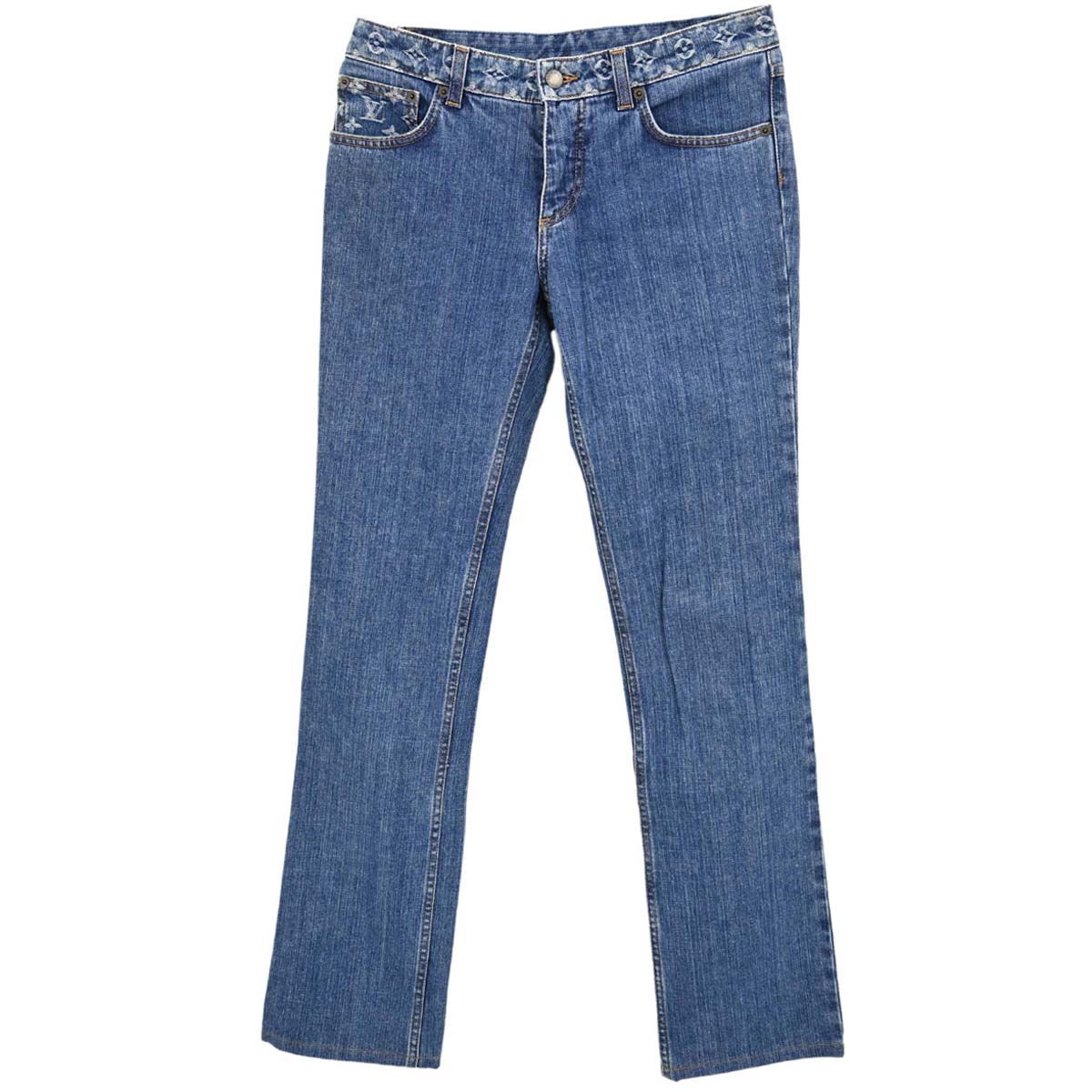 Louis Vuitton Denim Long Pants Blue #36