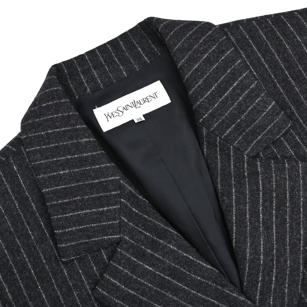 Yves Saint Laurent Setup Jacket Pants Gray #36