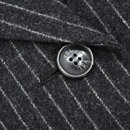 Yves Saint Laurent Setup Jacket Pants Gray #36